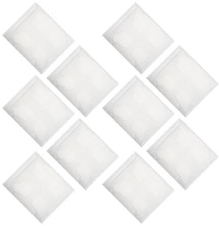 Zerodeko Custodia CD Doppio Disco in Plastica Trasparente 10 Pezzi Superficie Antigraffio e Design Spesso per Protezione Dischi e Conservazione Dati in Scaffali