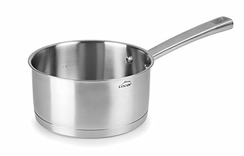 LACOR - Foodie Cazo sin Tapa, Acero Inoxidable, Gris, 14x7.5x11 cm | En acero inoxidable, para un uso práctico y profesional en cocina; ideal para cocina profesional y uso diario en casa