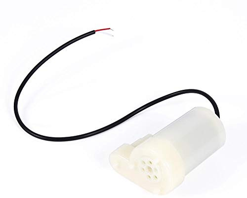 Mini Pompa Sommersa DC 3-4,5V 100L/H Silenziosa per Acquario, Pompa a Circulazione d'Acqua per Idroponico e Fontane Decorative
