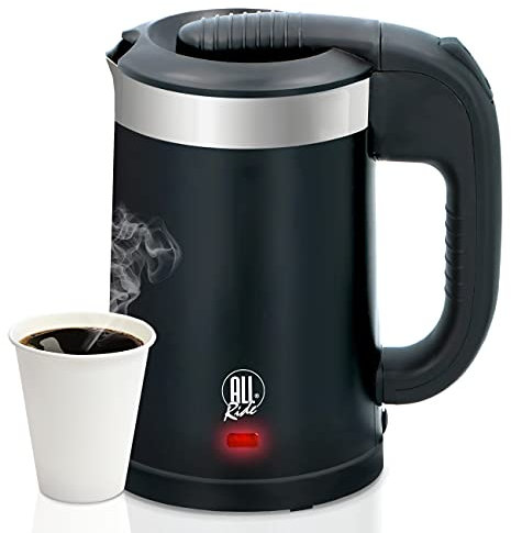 All Ride Hervidor de Agua – 0,5 l – 24 V – 300 W – Negro – protección contra ebullición en seco –