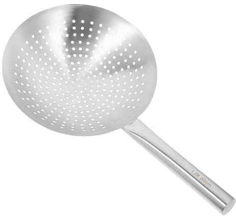 Sieb Groß Pasta-nudel-netzkorb Filterlöffel Geschlitzter Schöpflöffel Mesh-skimmer-löffel Nudellöffel Skimmer Aus Edelstahl Seihlöffel Öl Bratpfanne Rostfreier Stahl Lebensmittel