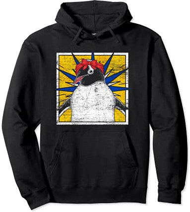 Antarktis Tierliebhaber Zoo Tier Bandana Pinguin Pullover Hoodie