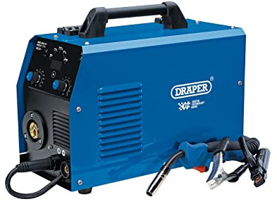 Draper 70047 Gas/Gasless MIG Inverter Multi-Welder DTi, 160A, Blue, One Size