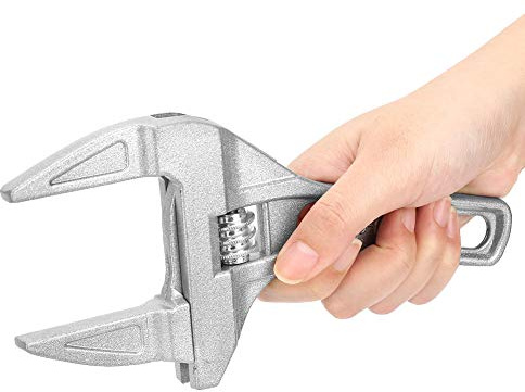 Chiave Regolabile Bagno Chiave Aperta Grande 6-68mm Chiave Manico Corto Universale per Bagno, Industriale, Infissi, Mobili