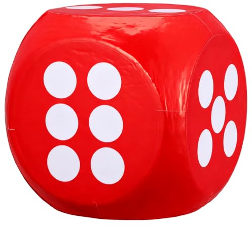 Dadi giganti in schiuma, 20 cm, giocattolo da tavolo, accessorio per feste, set di dadi per riunioni familiari, bar, piscina e insegnamento