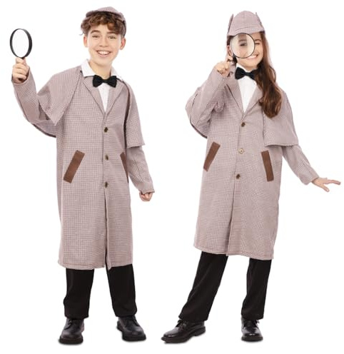 FYASA - Disfraz de detective infantil (7 a 9 años)