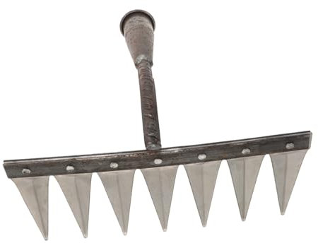 Yardwe Râteau De Jardin à Main Râteau De Plantation Multi-Fonctionnel pour Jardinage Outil Pratique pour Creuser Et Désherber pour Économie Énergie Et Efficacité