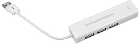 UKCOCO 1pieza Adaptador USB Ethernet Puertos Hub USB Conexión para Pc Soporte para y Función OTG Color