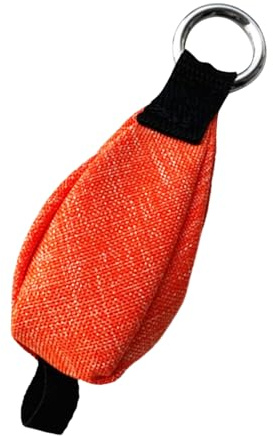 Qsvbeeqj Kletterseil, Arbeits-Überwurf, Gewichtstasche, strapazierfähig, Baumkletterseile, Outdoor-Zubehör, robuste Baumpfleger-Tasche, B, Einheitsgröße