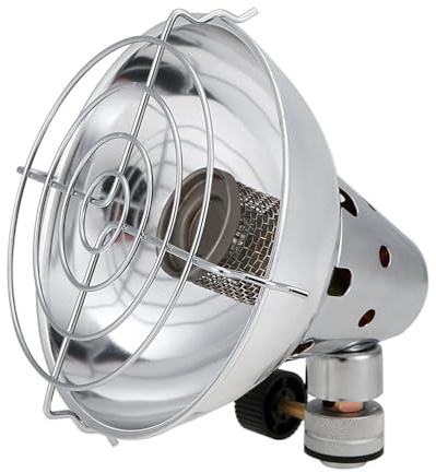 Outdoor Heater, Chauffage de Tente Portable, Couverture d'urgence, 4 Pinces, réchaud à gaz de Camping, kit de Survie en Plein air,Camping and Fishing