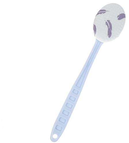 2 st duschtvättmedel lotion applikator svamp bad ryggborste långt handtag kroppstvätt hud massage vård för kvinnor, män (blå)
