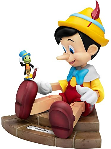 Beast Kingdom Disney Master Craft Statua in Resina Pinocchio e Il grillo parlante