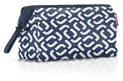 reisenthel travelcosmetic Signature Navy Starke robuste und praktische Reisekosmetiktasche, Handschlaufe, wasserabweisendes Material