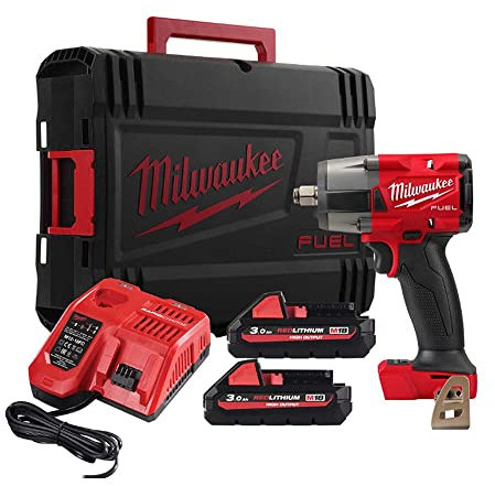 M18 FMTIW2F12-502X Fuel™ 1/2in Mid-Torque Impact Wrench 18V 2 x 3.0Ah Li-ion