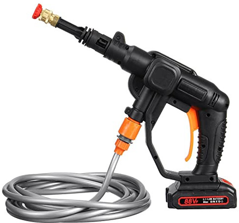 Nettoyeur Haute Pression, Machine À Laver De Voiture 4000 W, Pistolet De Nettoyeur Haute Pression À Eau Électrique Portable Sans Fil, Utilisé Pour Le Nettoyage Des Sols Des Lave-Autos