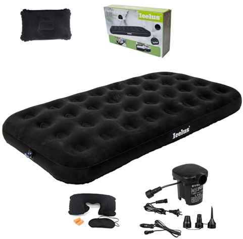 Icelus Twin Aufblasbare Luftbett mit Luftpumpe