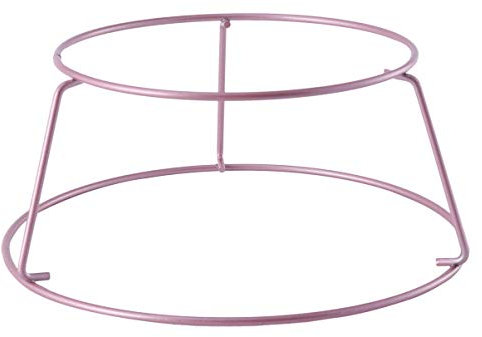 OSKOE Large Cooler Cookie Cake Bread Cooling Rack Round Cake Cooling Racks, Stainless Steel Bread Cake Cooling Rack, 9X6X4 inch, Rose Gold Round Cake Cookie Cooling Racks Metal Cooler