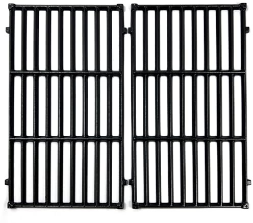 Direct Store DC131 17.5 7637 Cast Iron Grill Grates Replacement for Weber Spirit 200 Series, Spirit E-210 S-210, Spirit II 210 Series (2017 and Newer) Gas Grills (with Front-Mounted Control Panels)