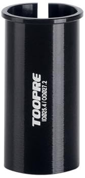 HOUSON Cale de tige de selle de vélo - 60 mm - Adaptateur de tube pour VTT, BMX, VTT, vélo de route, vélo électrique de 25,4 mm à 27,2 mm