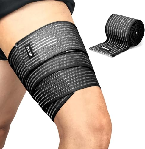 ONTYZZ Bandage du Genou Coude Support Veau Haute Élasticité Compression de la Cuisse Bandage du Poignet Attelle de Cheville pour Sport Gymnase Course S'accroupir Entraînement