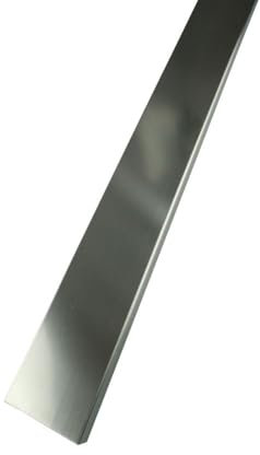 Fuchs Design Abschlussprofil für 8 cm starke Glasbausteine - Edelstahl gebürstet - 2,00 m