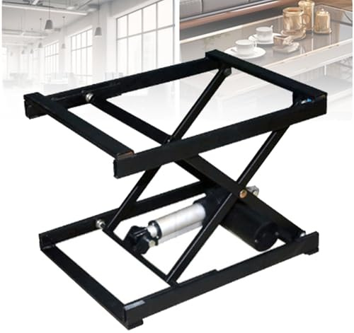 Scherenhubtisch Elektrisch Elektrischer Couchtisch mit Scherenhebebühne, Elektrischer Couchtischlift, Elektrische Arbeitsplattform, Computertisch, Scherenhebetisch, Metalllager, Vollkupferke
