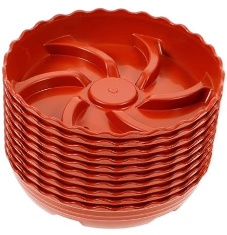POPETPOP 10 Pezzi Vassoi per Piante da Sottovasi per Drenaggio Bonsai Resistenti e Durevoli Adatti Design
