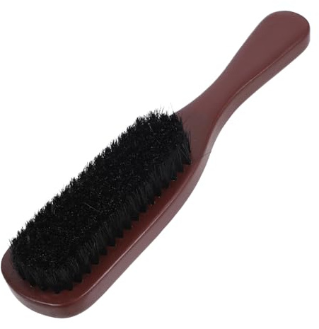 OFFIGAM Schwarze Stylingbürste mit Robusten Borsten Geeignet für Haartypen als Lockenbürste und Bartpflege für Männer