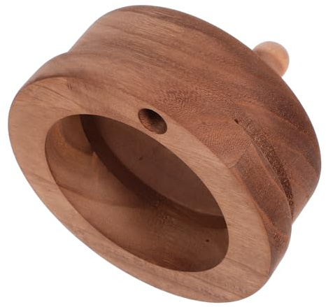 Cabilock Portabicchieri in Legno Sostenibile con Scanalatura per Pennarello, Organizer Compatto per Scrivania, Accessorio Indispensabile per Bagno Ospiti e Uso Domestico