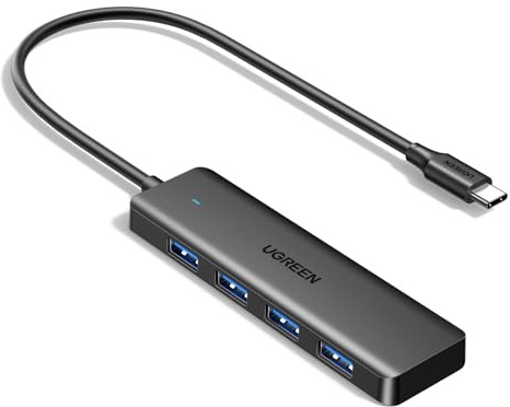 UGREEN Hub USB C con 4 Porte USB 3.0 Sdoppiatore Adattatore Multiporta 15cm