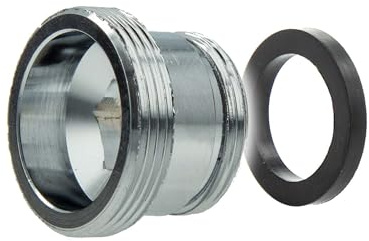 tecuro Reduzierstück Adapter M22 x1 AG auf M18 x1 AG, Messing verchromt