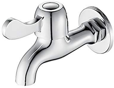 Ibergrif M22001 - Miscelatore d'acqua a Parete, Rubinetto a Freddo Singolo, Cromo