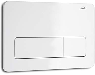 Gala Pulsador de doble descarga Eon3, color blanco, 25 x 16 x 3,3 centímetros (referencia: 5056301)