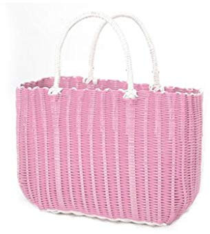 Picknickkorb mit großer Kapazität im Freien Picknickkorb mit doppelten Griffen, Organizer-Decke, Lagerung von Kunststoff-Ostereiern und Ostern-Süßigkeiten Picknickkörbe Set Geschenk für Jungen Mädchen