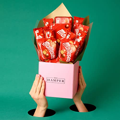 Malteaser - Cesto per bouquet di cioccolato, colore: Rosa