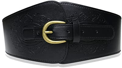 Namzi Ceinture corset pour femme, Noir, Adjust from 30-36 inches / 76-92 CM, Largeur avant : 10 cm, Largeur du dos : 6 cm, Longueur : 75 cm