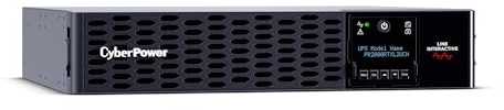 CyberPower PR2000RTXL2UCN Smart App Sinewave UPS System, 2000VA/2000W, 8 Outlets, 2U Rack/Tower, Pre-Installed RMCARD205, Built-in Cloud Monitoring, EBM Option