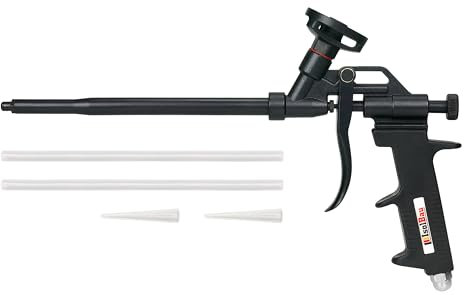 Isolbau TEFLON Schaumpistole 120 OEM Bauschaumpistole Montageschaumpistole Bauschaum Schwarz Pistolenschaum Montageschaum PU Schaum Pistolenreinieger Reiniger