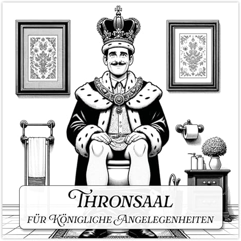 Panneau de WC amusant pour toilettes, salle de bain, toilettes d'invités I 15 x 15 cm I Autocollant I Plaque de toilette comme cadeau amusant pour les hommes I Plaque de porte, salle de bain,