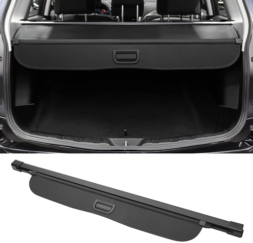 Motoforti Car Trunk Retractable Cargo Cover for Honda CRV 2012-2016 Rear Trunk Parcel Shelf Luggage Security Shield Shade, Canvas, Black Carbon Fiber Pattern