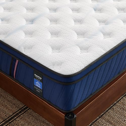 Inofia Matratze 140x200 cm Ocean-Taschenfederkernmatratze H2/H3, Hohe 30 cm mit 7-Zonen-Einzeltaschenfedern Memory Foam und 3D-Luftungstechnologie für erholsamen Schlaf, 100 Nächte Probeschlafen
