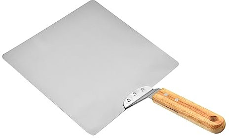 Cabilock Pizza-spatel Im Freien Kuchenspatel Küchenversorgung Pizzawender Aus Edelstahl Küchenwaren Backschaufel Pizzaschaufel Aus Edelstahl Kuchenschaufel Pizzazubehör Holz Silver