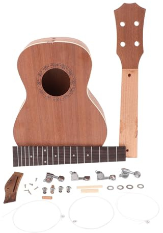 Vaguelly 1satz Ukulele Kit Handgemachte Musikinstrumente Für Bausatz Mit Anleitung Zum Basteln Und Bemalen Fördert Kreativität Und Motorische Fähigkeiten
