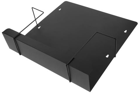 WATIIFUFU Elegante Scaffale Porta Cd/dvd in Metallo Da Parete Per Unesposizione Organizzata Di