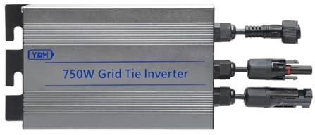 Y&H 750W Grid Tie Micro Wechselrichter MPPT Solar Eingang 24-60V AC220V Ausgang für 24V 36V Solarpanel