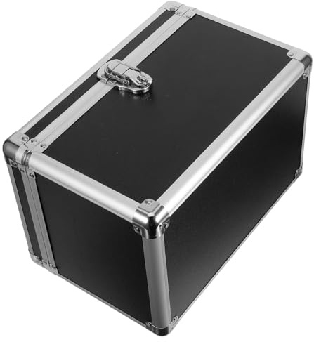 NUOBESTY Tool Box Portable Handheld Metal Equipment Storage Box with Impact-resistant Design Aluminum Alloy and Enhanced Security for Home and Outdoor Work