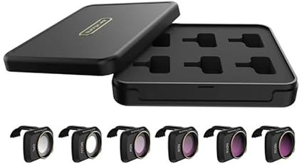 ZHANGAIQINYG Zubehör for Mavic Mini 2 Kameraobjektivfilter MCUV ND4 ND8 ND16 ND32 CPL ND/PL-Filter(6pcs Filter)
