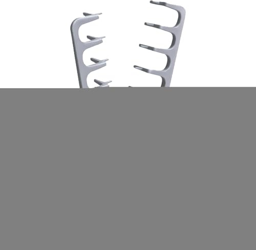 Pettine A Denti Larghi Per Texture - Pettine A Denti Larghi Per Capelli Ricci | Strumento Portatile Per Lo Styling Dei Capelli E Il Volume Delle Radici Professionali Per Uomo E Donna (Grigio)