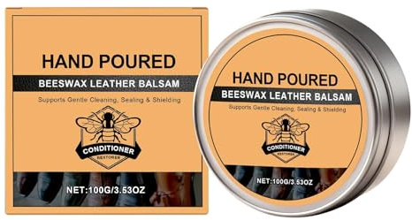 Generisch Lederpflegemittel Für Handtaschen | Bienenwachs Lederpflege Wiederherstellungsbalsam - Pflege Balsam - Für Möbel, Couch, Jacke, Handtasche, Sicherheitsgurt Und Auto Innenraum
