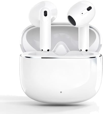XLSFPY Ecouteurs Bluetooth sans Fil,Casque Bluetooth 5.3 avec Hi-FI Son Stéréo, Oreillette Bluetooth IPX7 Étanche,Contrôle Tactile, 30H Durée de Lecture,pour iphone/Androïde